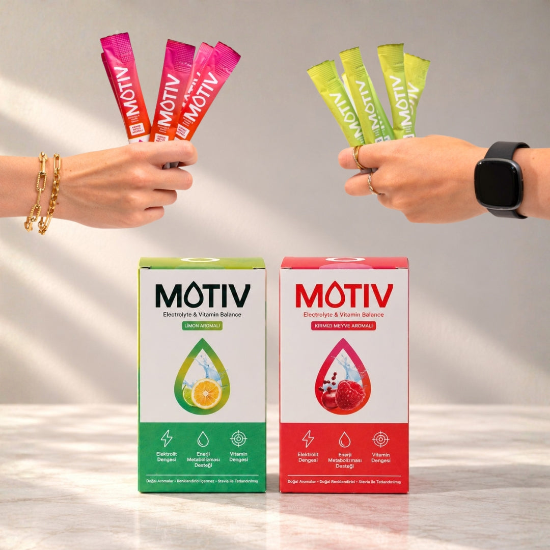 MOTIV Paketi: Kırmızı Meyve Aromalı + Limon