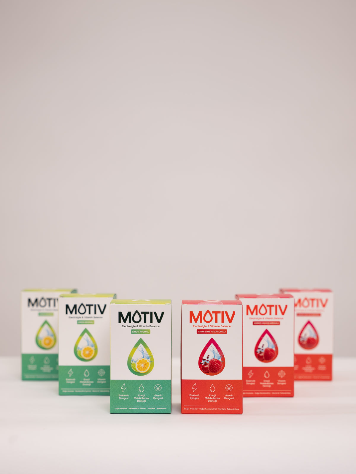 MOTIV Paketi: Kırmızı Meyve Aromalı + Limon