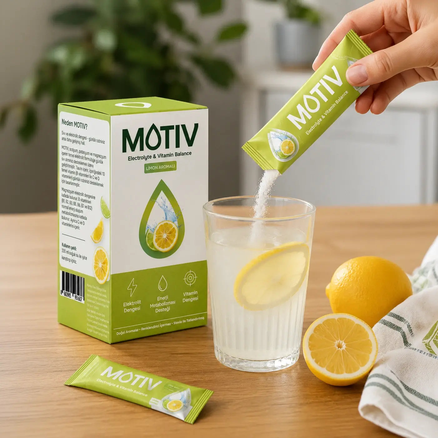 MOTIV Lemon & Lime — Electrolyte & Vitamin Balance